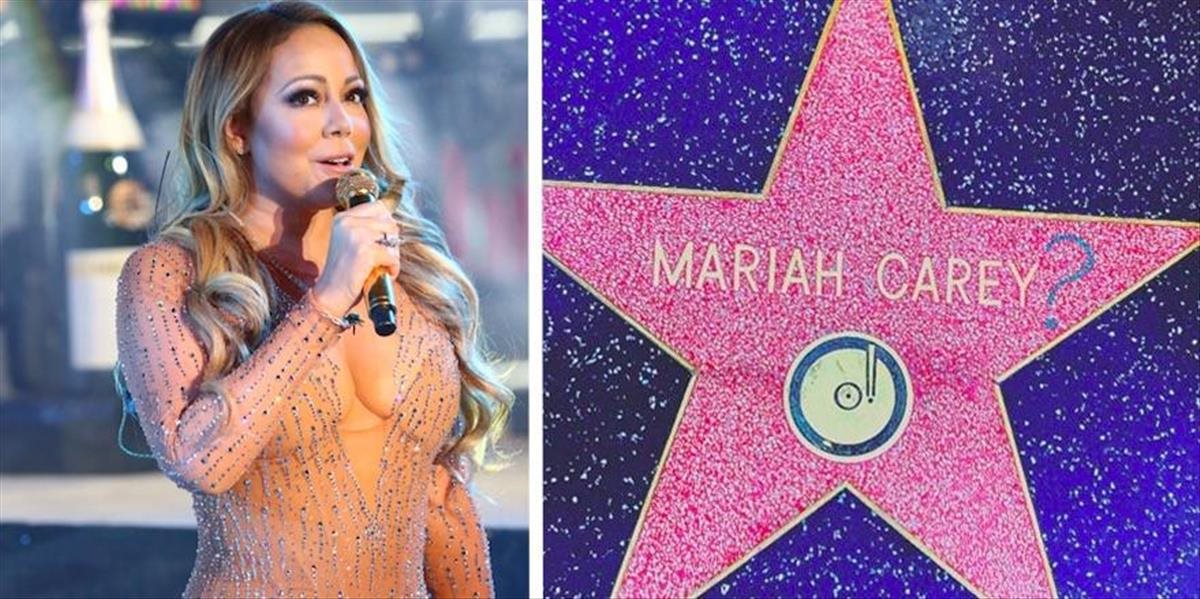 Poškodili hviezdu Mariah Carey na Hollywoodskom chodníku slávy