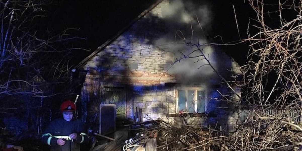 FOTO Požiar domu v Dolných Salibách neprežil jeho majiteľ