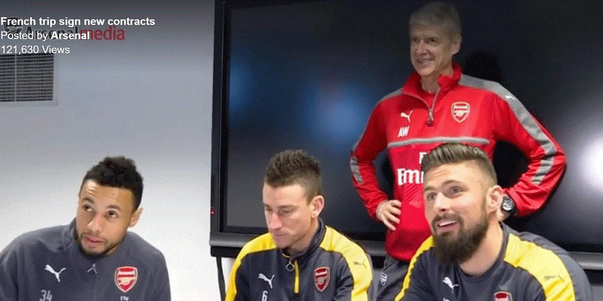 VIDEO Trio hviezdnych Francúzov pri podpise nových kontraktov s Arsenalom