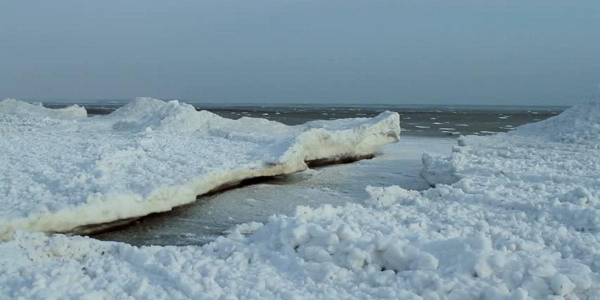 Pri bulharskom pobreží zamrzlo Čierne more