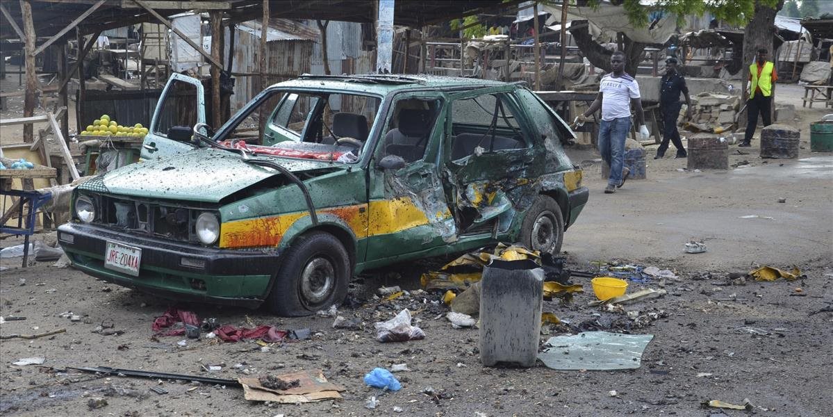 Pri preplnenom trhovisku v Nigíérii sa odpálili štyria samovražední útočnící