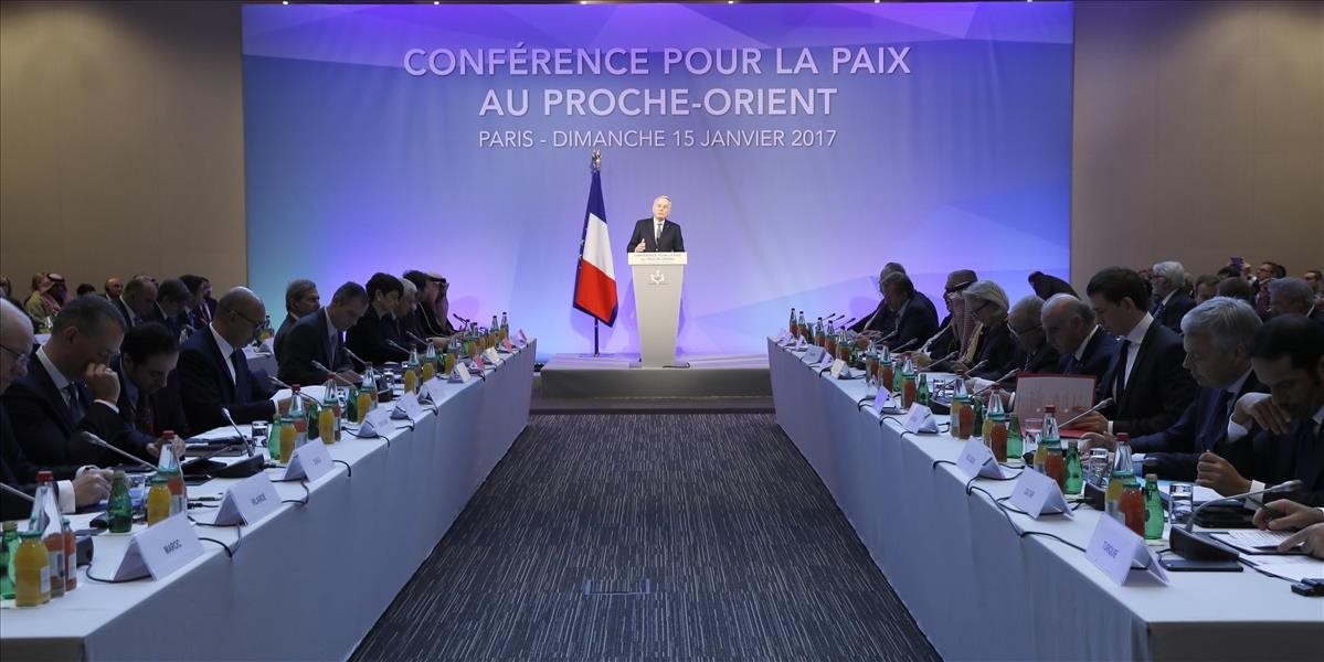 Diplomati v Paríži podporili dvojštátové riešenie izraelsko-palestínskej otázky