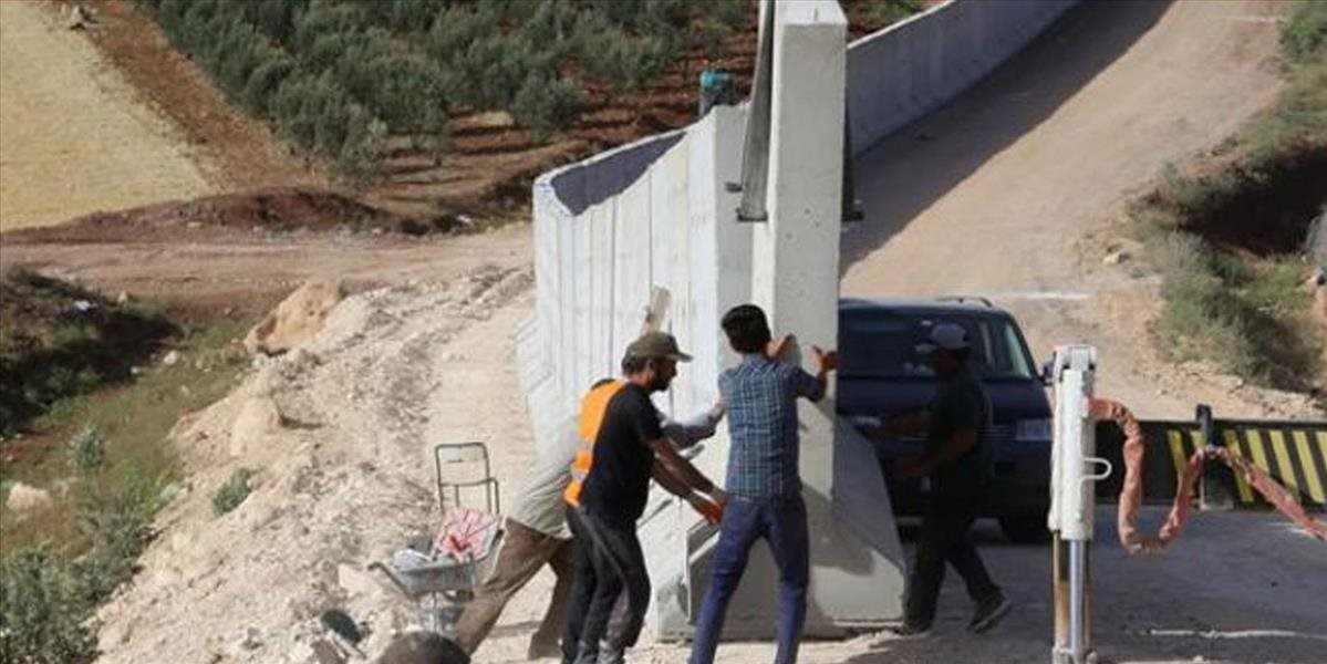 Pohraničný múr medzi Tureckom a Sýriou je už takmer dokončený