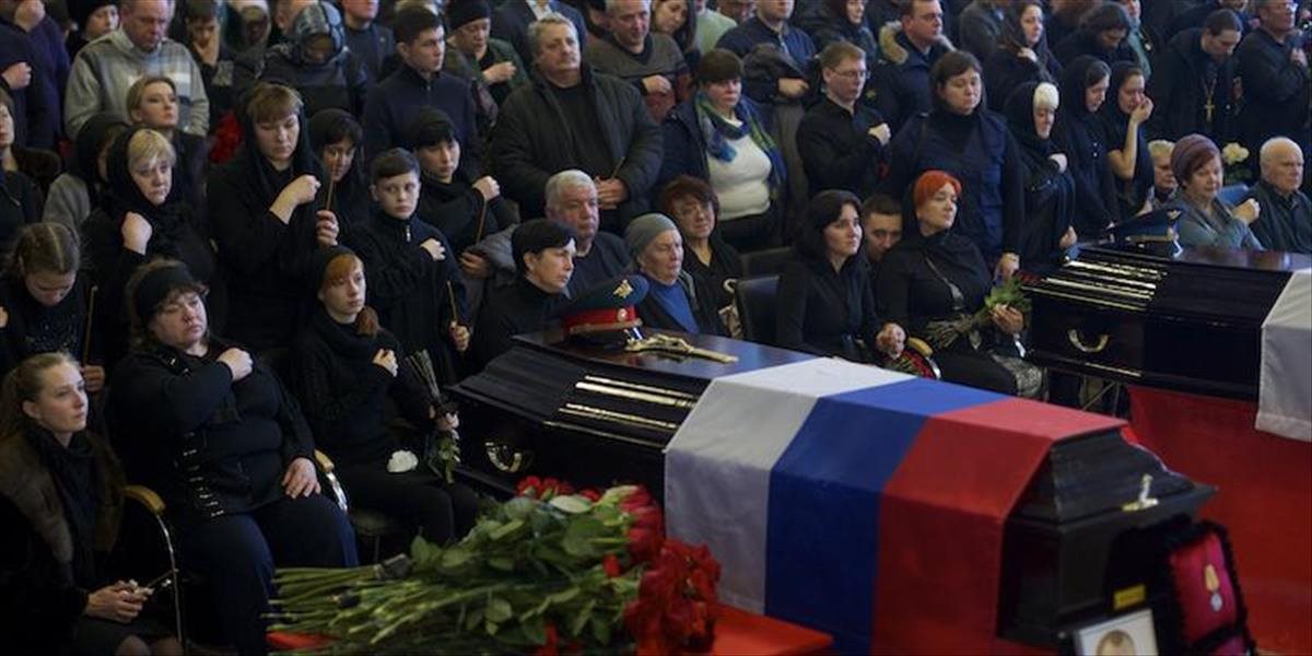 Rusko sa rozlúčilo s členmi súboru Alexandrovovci, usmrtenými pri páde lietadla