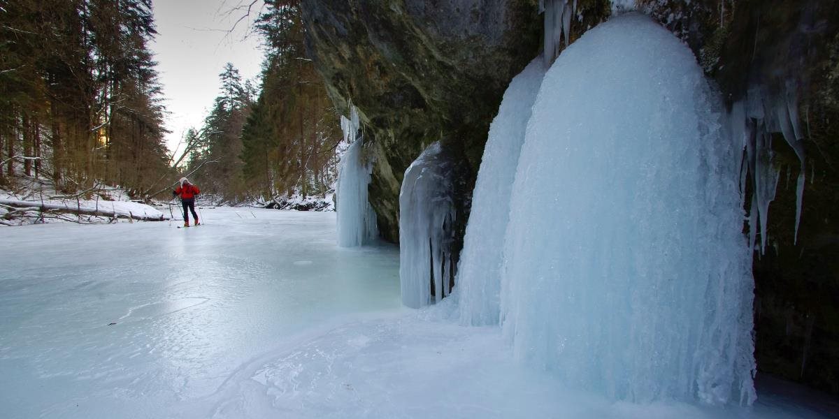Podmienky pre korčuliarov v Prielome Hornádu v Slovenskom raji nie sú vhodné