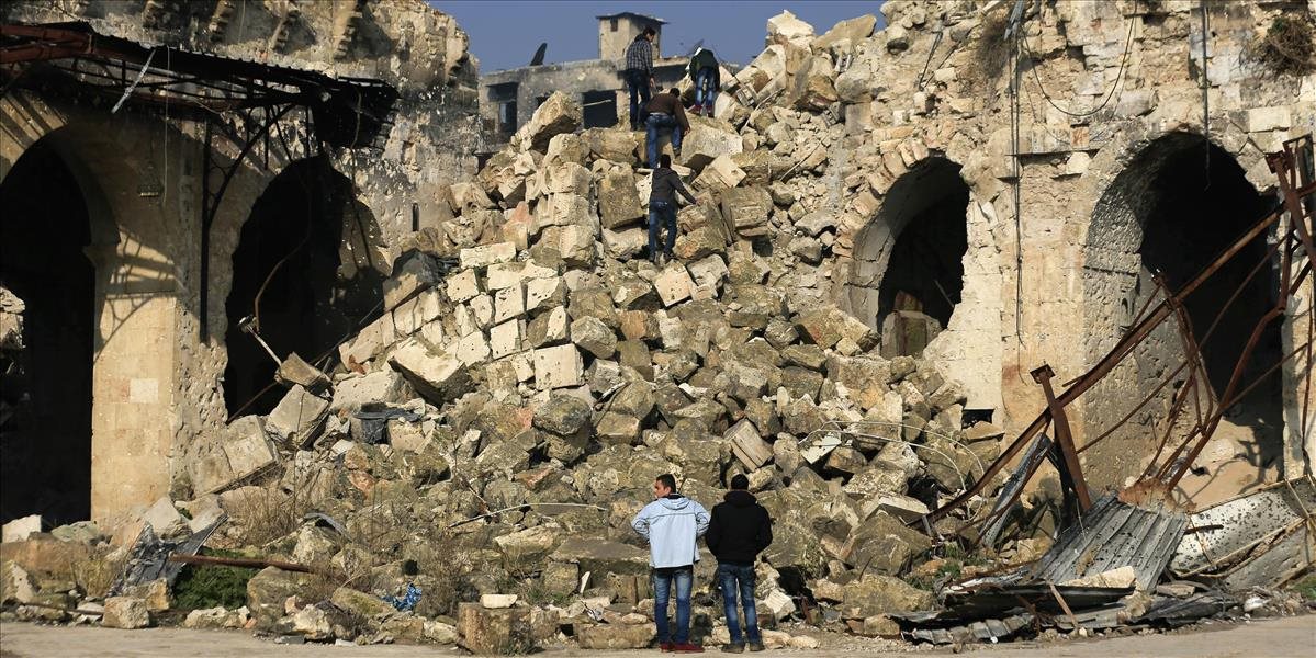UNESCO: V Aleppe je bojmi úplne zničená tretina Starého mesta