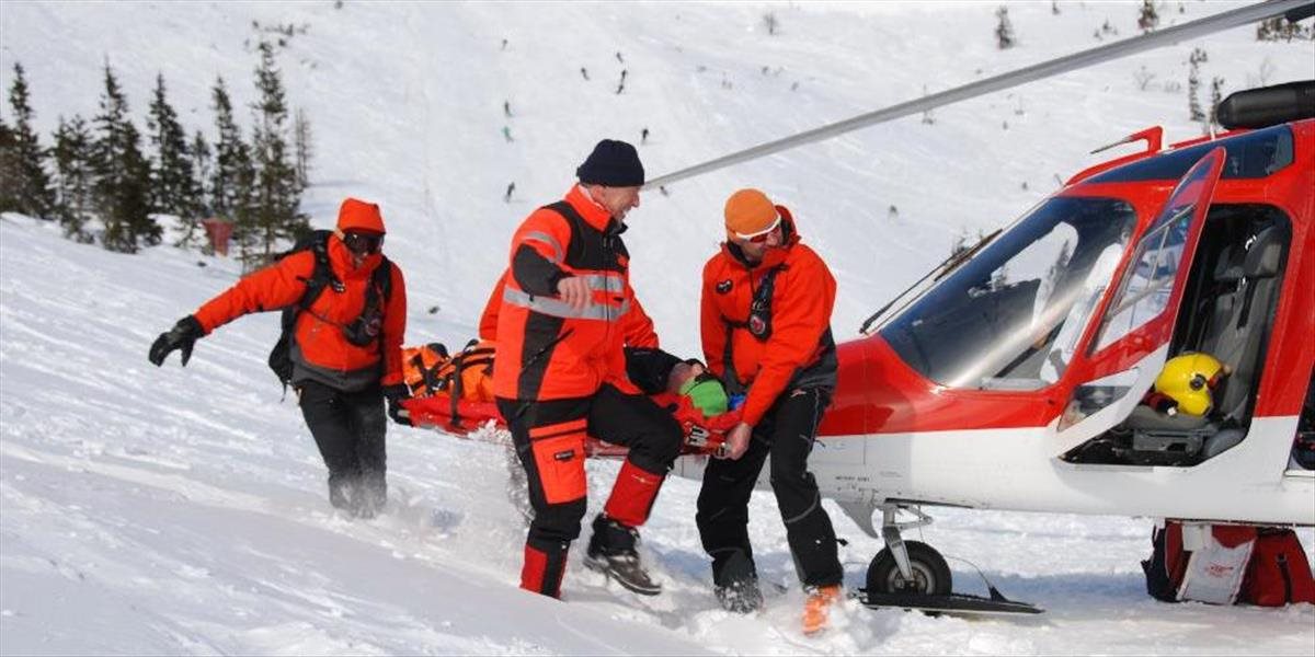Leteckí záchranári pomáhali maďarskej turistke, zranila si nohu