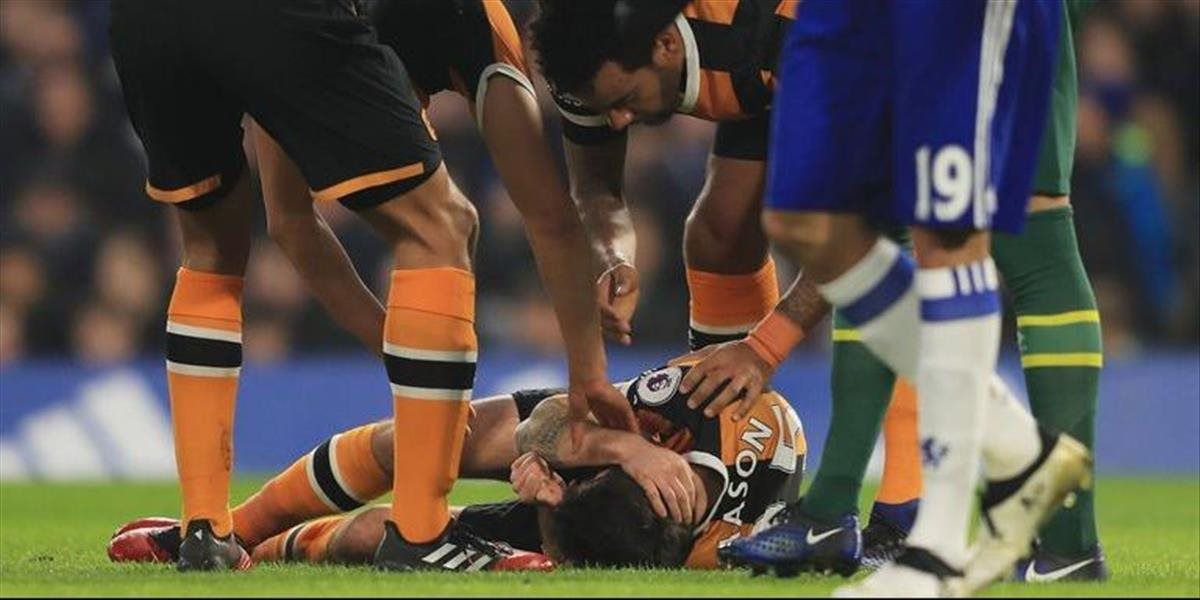 VIDEO Nepríjemná zrážka Cahilla s Masonom: Hráč Hullu má prasknutú lebku