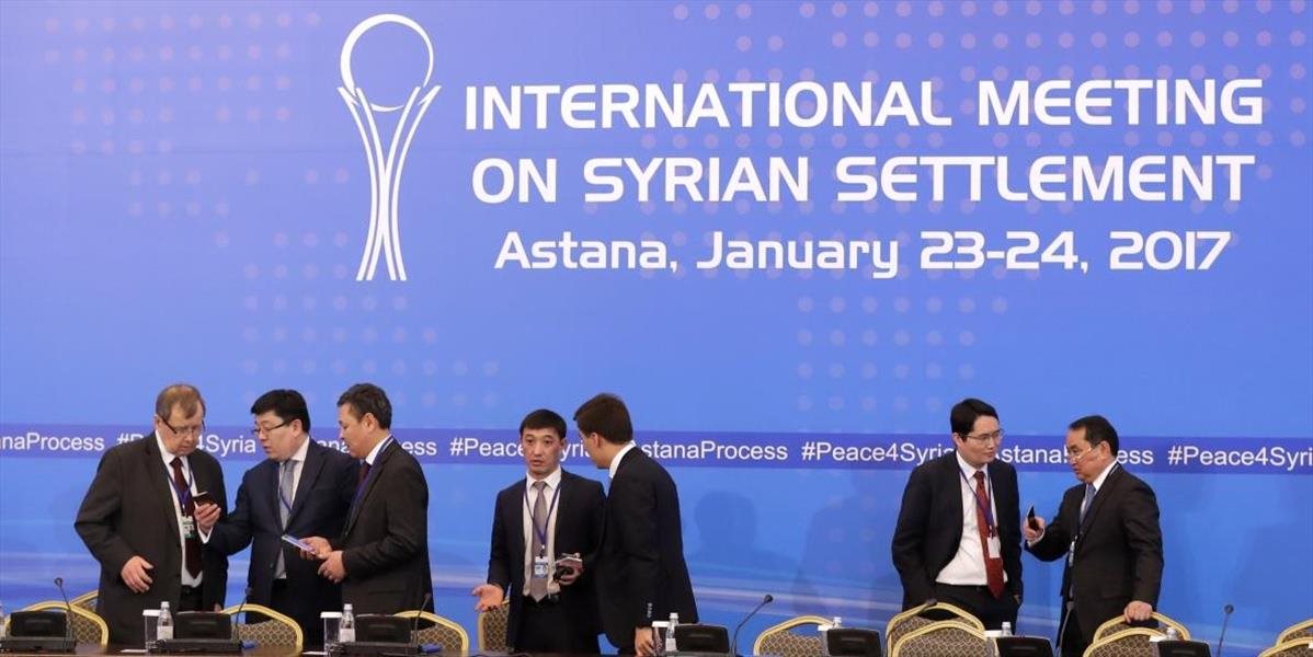 V Astane sa začali rokovania o ozbrojenom konflikte v Sýrii