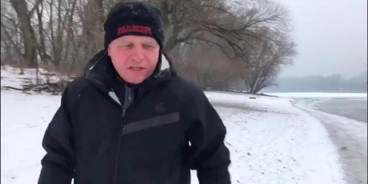 VIDEO ako dôkaz: Premiér Fico je zdravý, otužuje sa v zamrznutom Dunaj