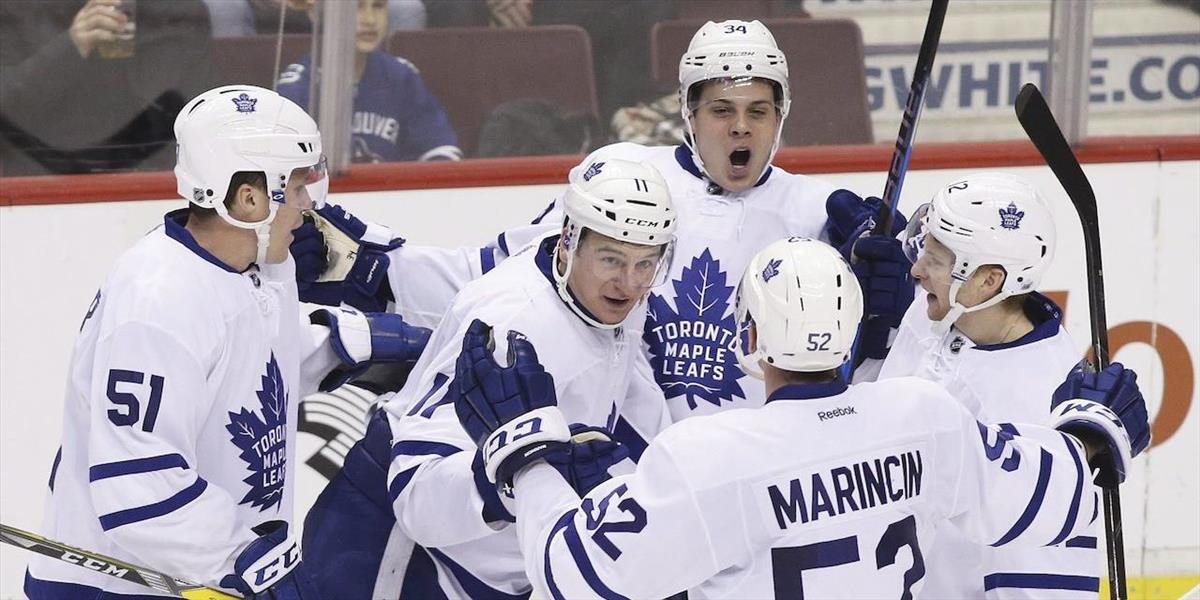 NHL: Marinčin prispel k triumfu Toronta, štvorgólový Marleau