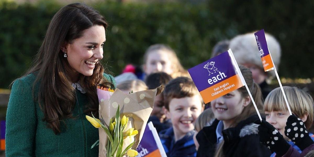 VIDEO Vojvodkyňa z Cambridgea navštívila detský hospic