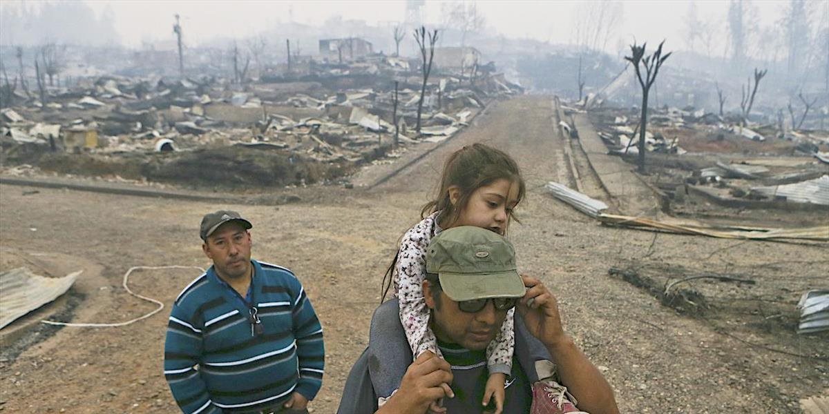 FOTO a VIDEO Obrovská skaza v Čile: Požiar zničil celé mesto, 6-tisíc ľudí muselo utiecť!