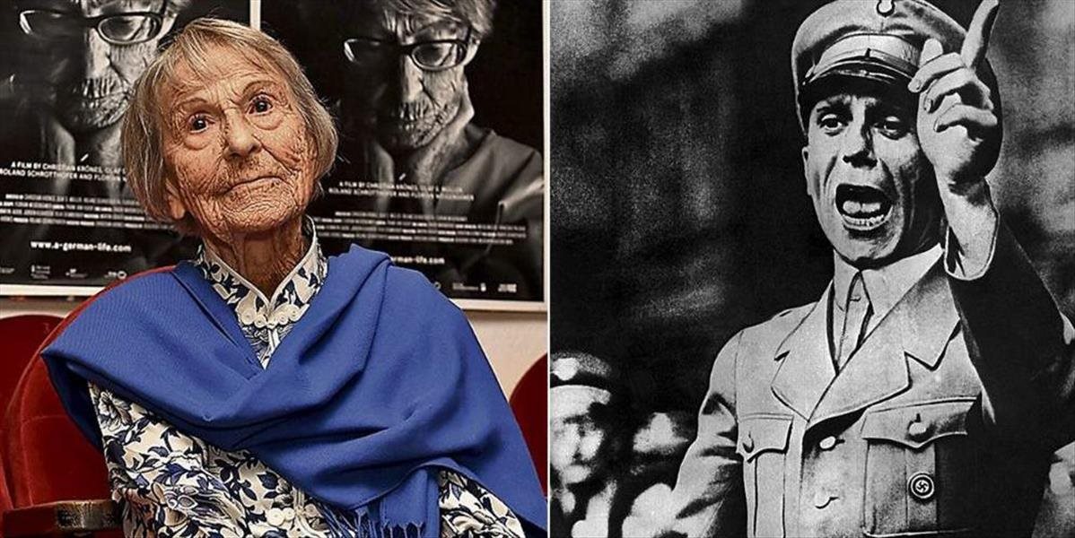Zomrela niekdajšia sekretárka nacistického pohlavára Josepha Goebbelsa
