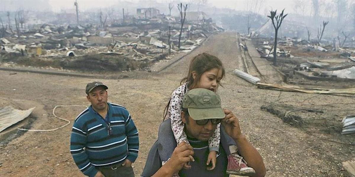 Požiare v Čile spustošili územia s rozlohou 370-tisíc hektárov