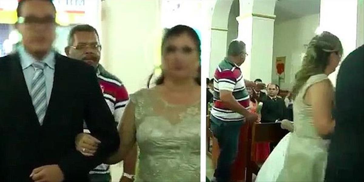 VIDEO Dráma na svadbe: Vrah sa vynoril spoza novomanželov a začal strieľať