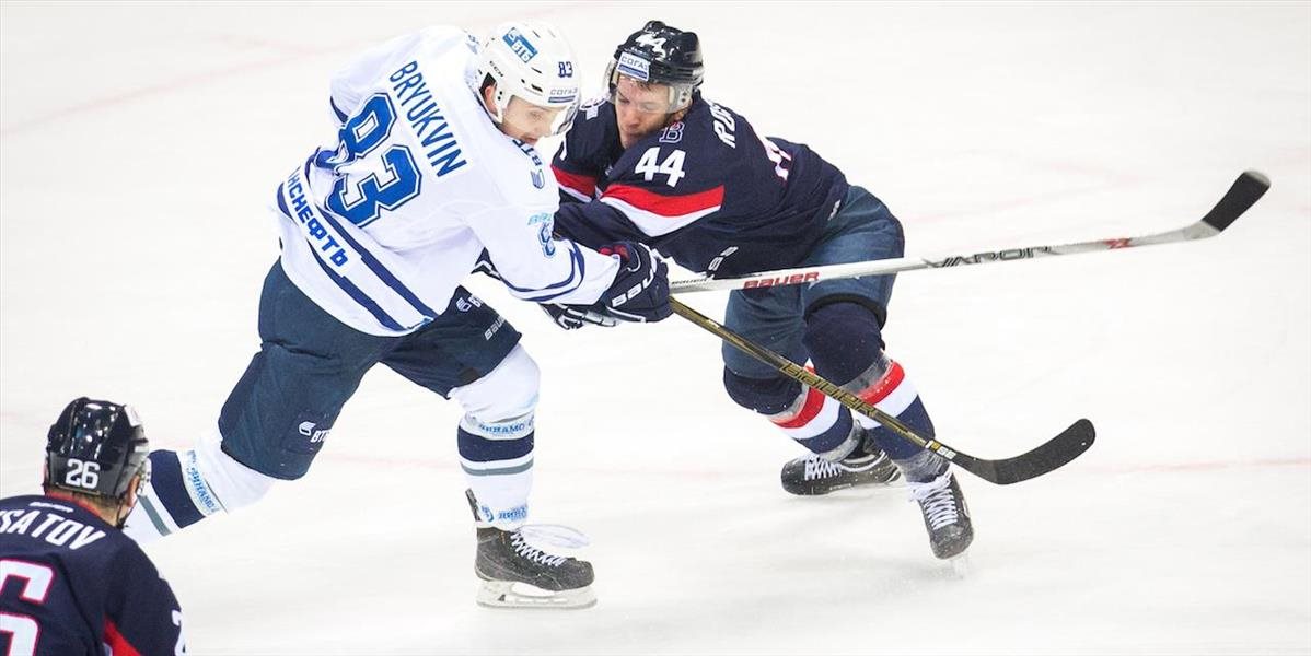 VIDEO KHL: Slovan doma podľahol Dinamu Moskva