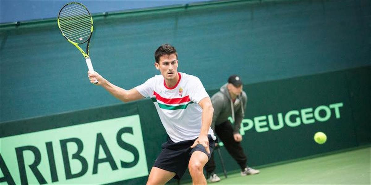 Maďarský tenista Balázs: Hráč ako Kližan vám nič nedá zadarmo