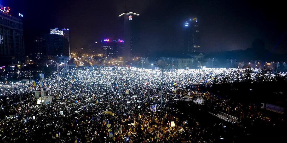 VIDEO V Rumunsku to vrie: Najväčšie demonštracie od pádu komunizmu a popravy Ceausesca
