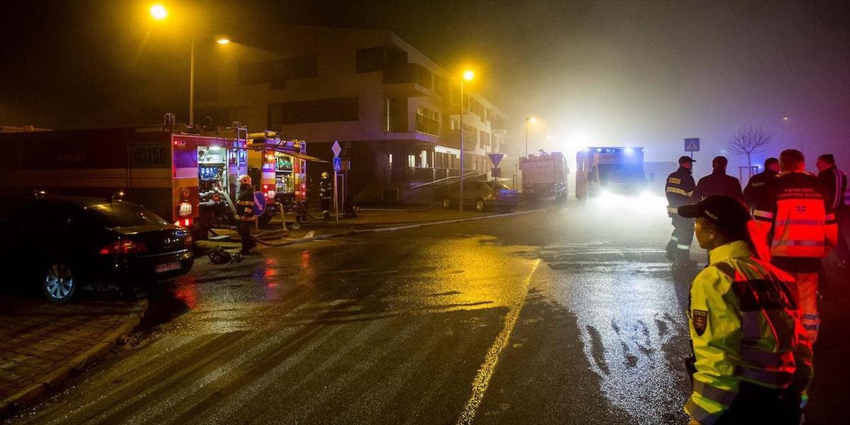 Bratislavskí hasiči likvidovali v noci požiar v Pentagone