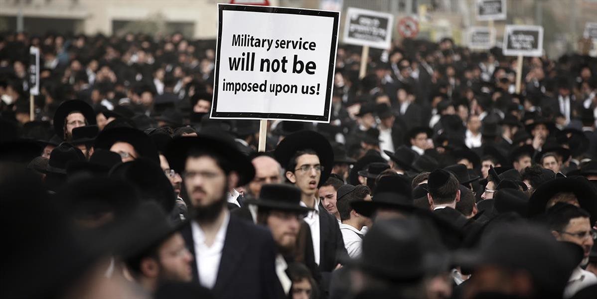 Ultraortodoxní židia sa v Izraeli vzbúrili proti povolávaniu do armády