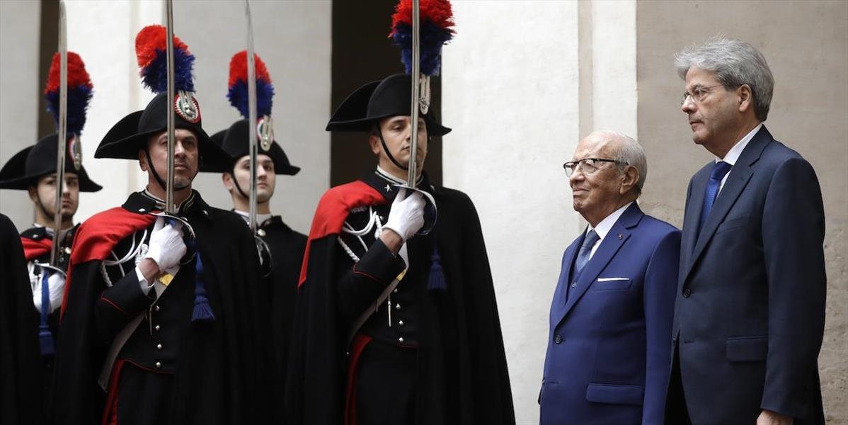 Tuniský prezident je na prvej štátnej návšteve v Ríme od revolúcie v roku 2011