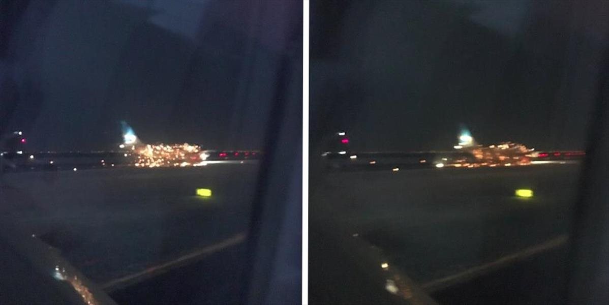 Šokujúce VIDEO: Lietadlo začalo horieť tesne pred štartom