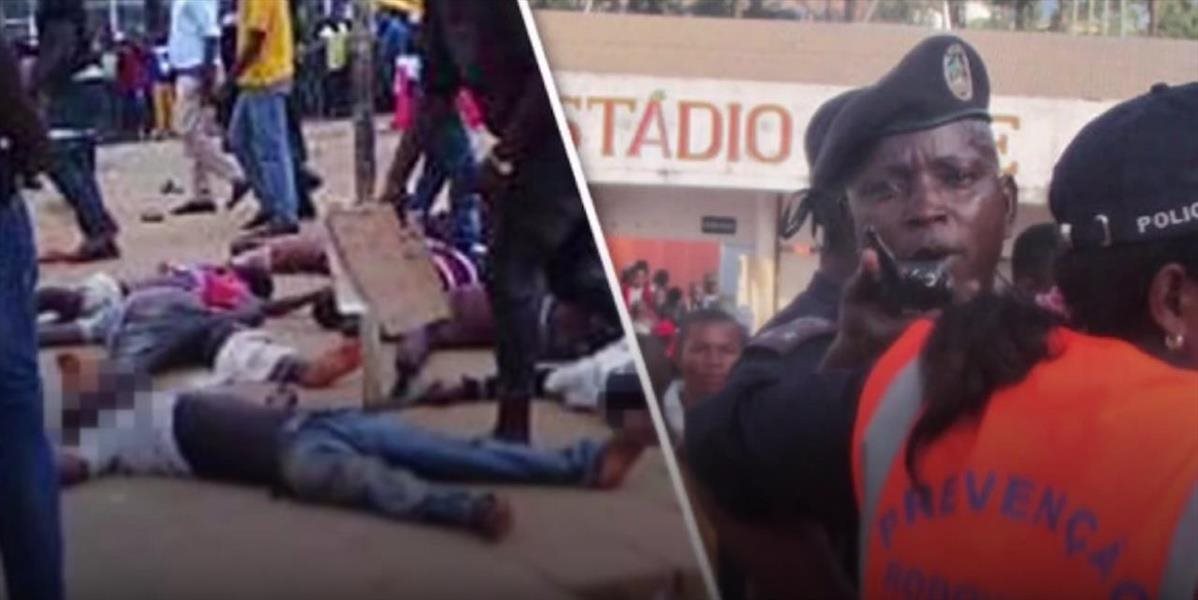VIDEO Hrôza na futbalovom štadióne v Angole: V tlačenici bolo udupaných 17 ľudí