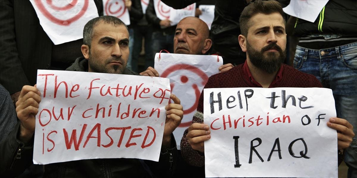 Irackí kresťania demonštrovali v Bejrúte za urýchlenie presídlenia