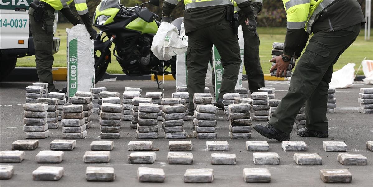 Pašeráci plánovali z Kolumbie do Európy dostať osem ton kokaínu