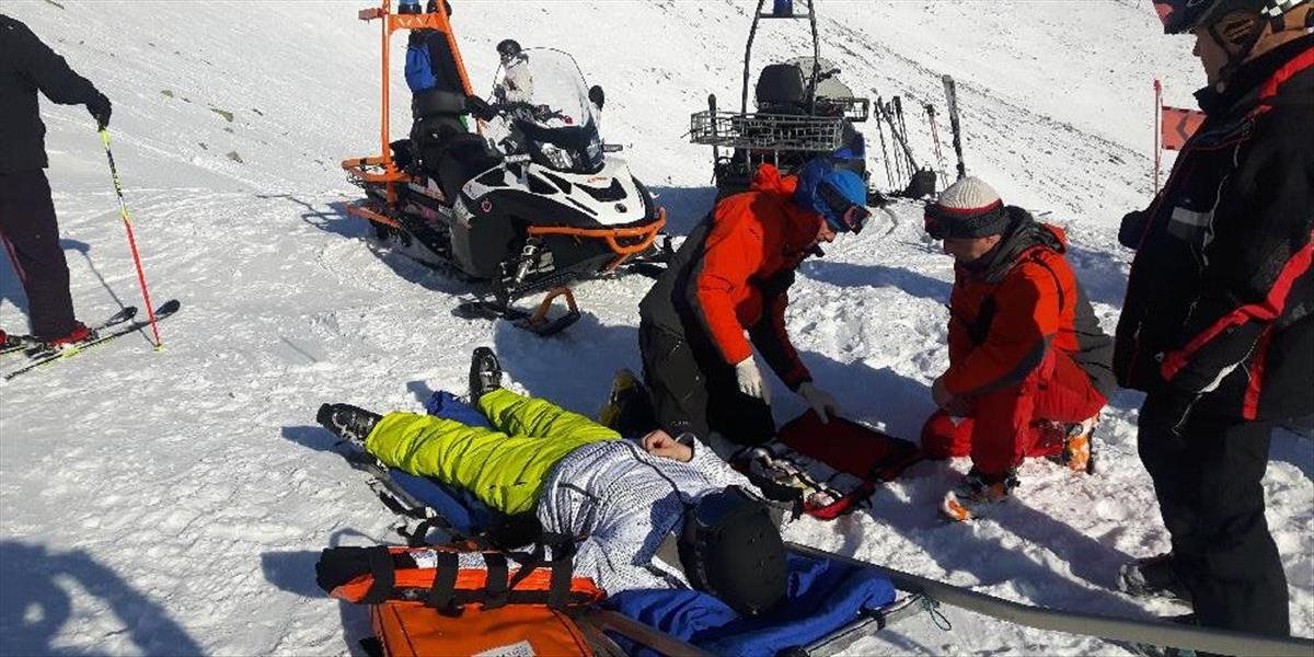 HZS upozorňuje lyžiarov na bezpečnosť, pribúda počet úrazov