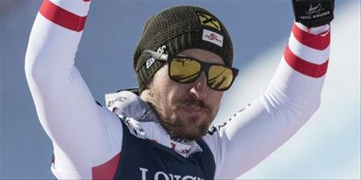Rakúšan Hirscher získal zlato v obrovskom slalome, Andreas Žampa zatiaľ 27.