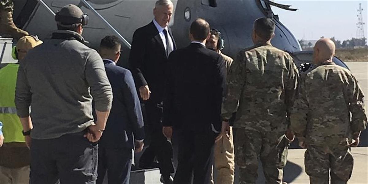 Americký minister obrany Jim Mattis pricestoval na návštevu Bagdadu