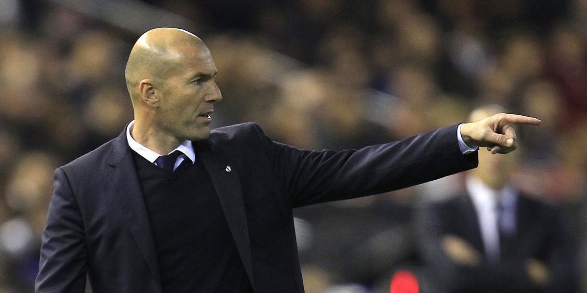 Zidane: Zápas vo Valencii sme prehrali v prvých desiatich minútach