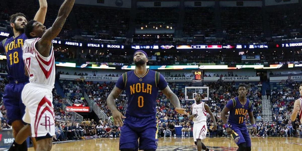 NBA: Cousinsov debut v New Orleans skončil s výpraskom, päťdesiat bodov Warriors za štvrtinu