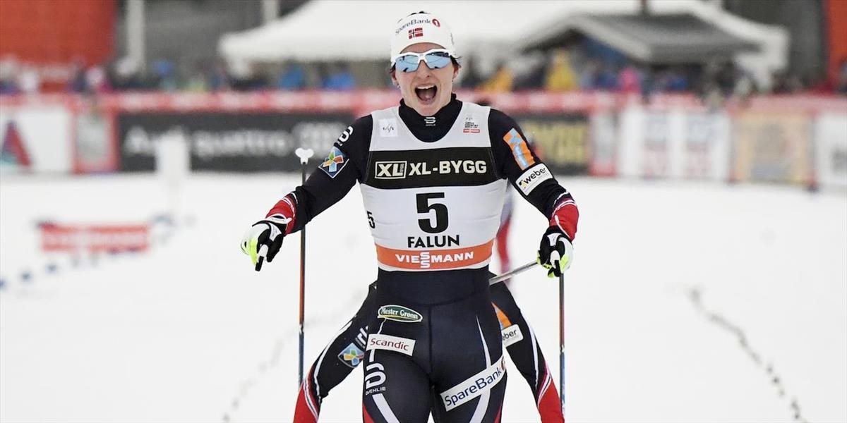 Nórka Björgenová vyhrala skiatlon a má rekordné 15. zlato