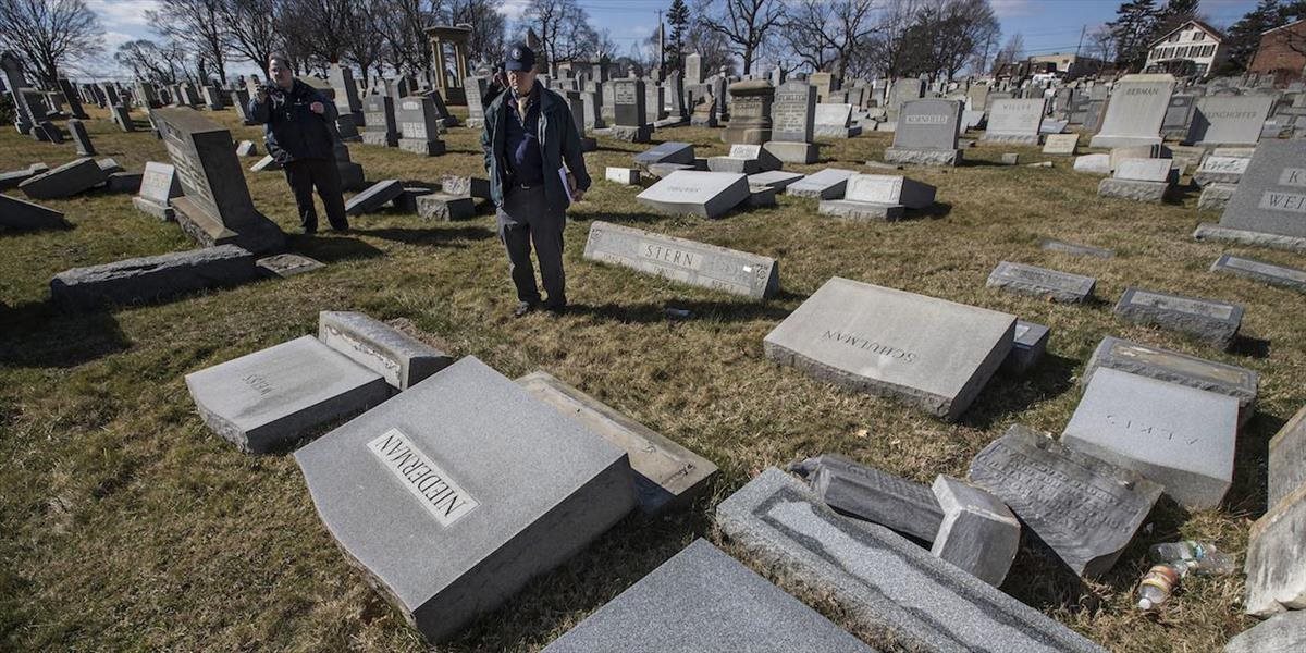 Vandali zneuctili v USA ďalší židovský cintorín, tentoraz v Pensylvánii