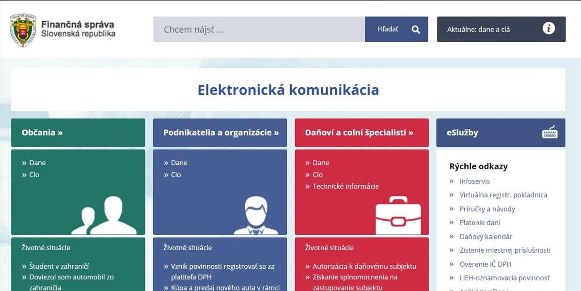 Slováci pozor! Na internete sa objavil falošný klon finančnej správy