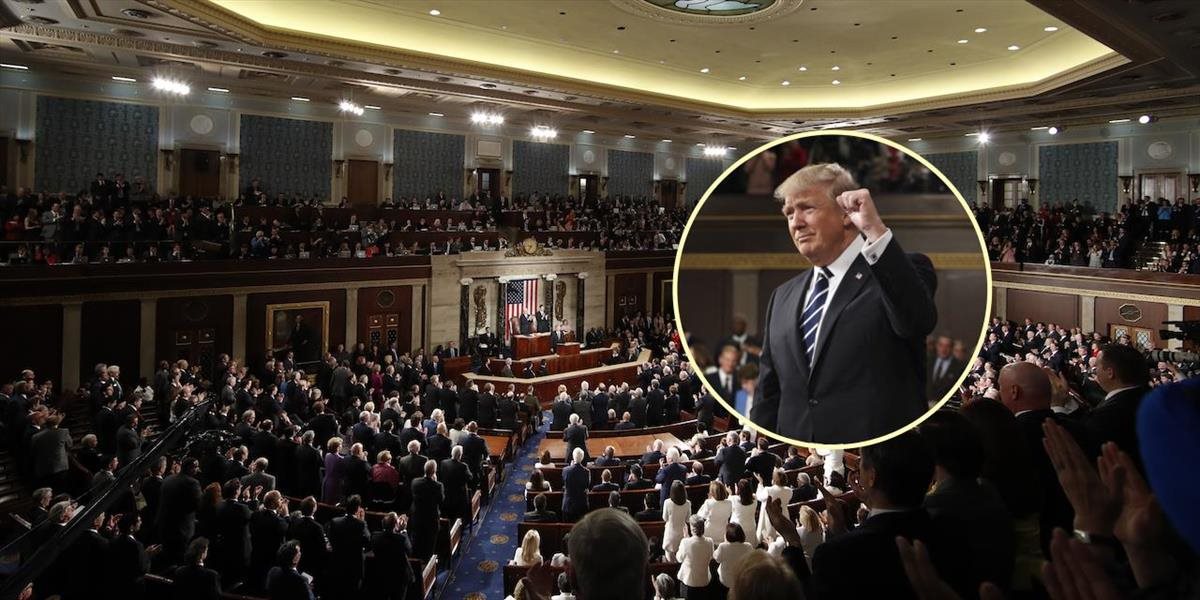 VIDEO Trump vystúpil v americkom Kongrese: Hovoril o nových opatreniach na obmedzenie migrácie aj mexickom múre