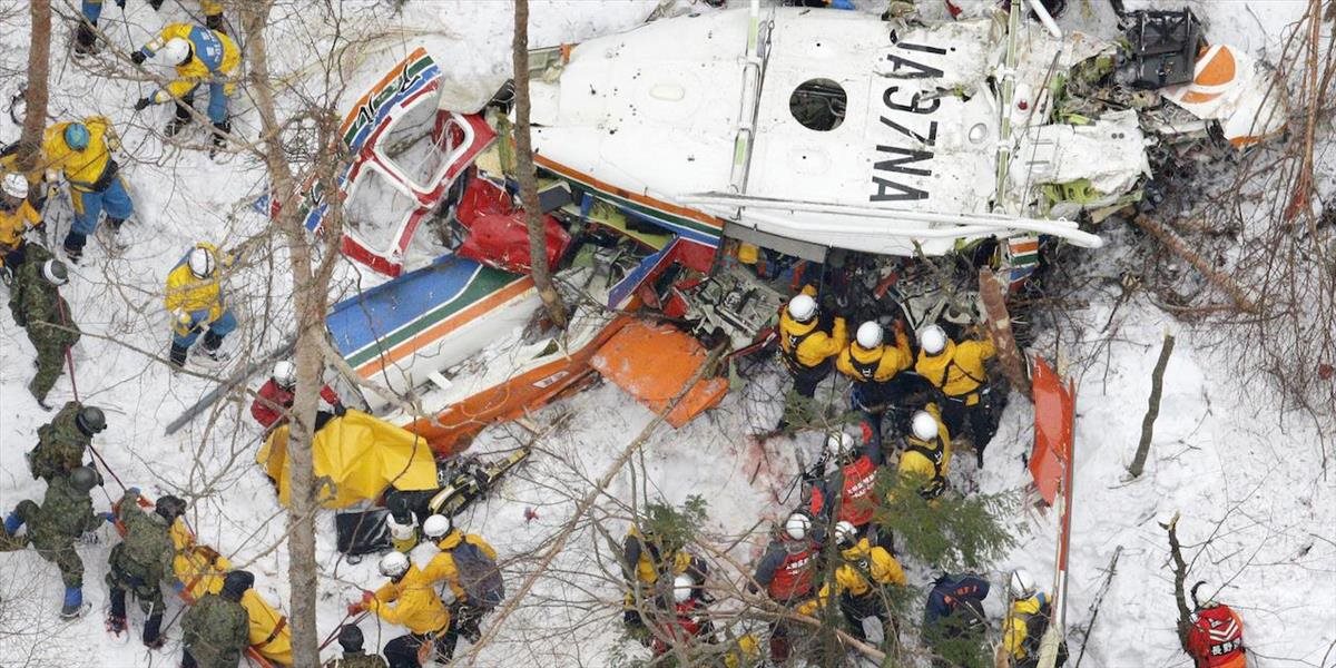 V Japonsku havaroval záchranársky vrtuľník: Vyhaslo deväť životov
