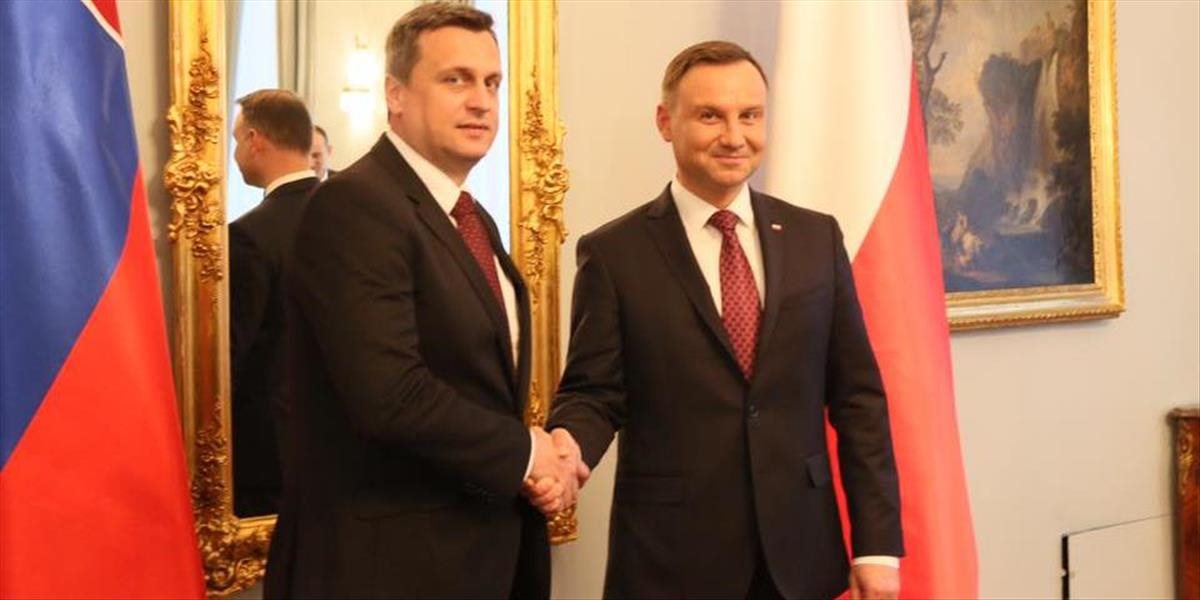 Predseda parlamentu Danko sa stretol s poľským prezidentom Dudom