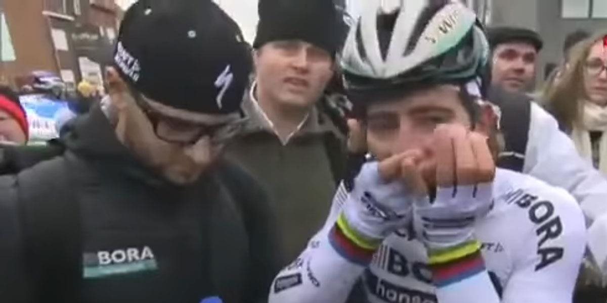 VIDEO Sagan pobláznil mladú cyklistku z Británie, tá dopĺňala energiu podľa svojho vzoru