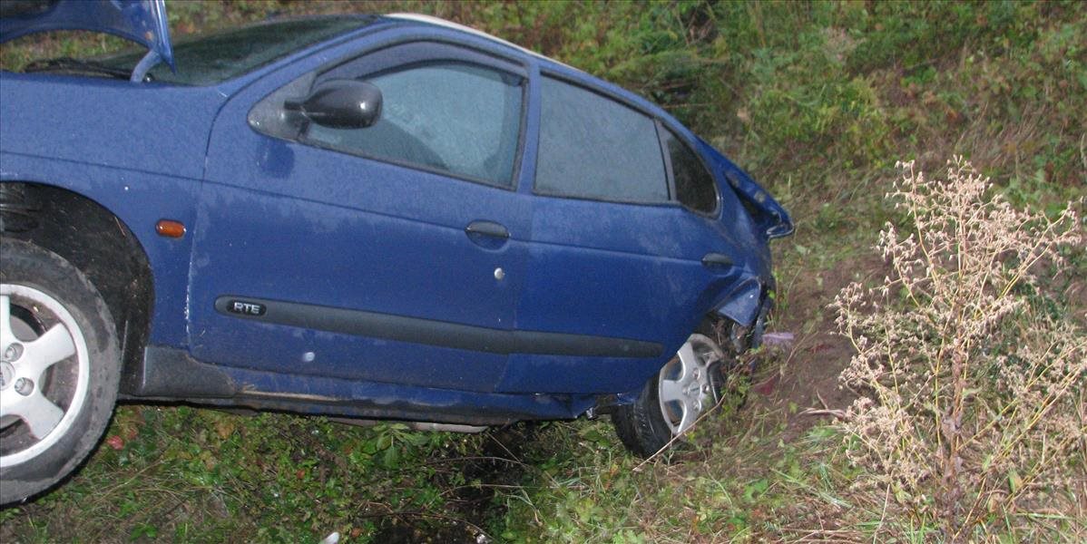 Vodič skončil medzi Sencom a Sládkovičovom s autom vo vode, z miesta nehody ušiel