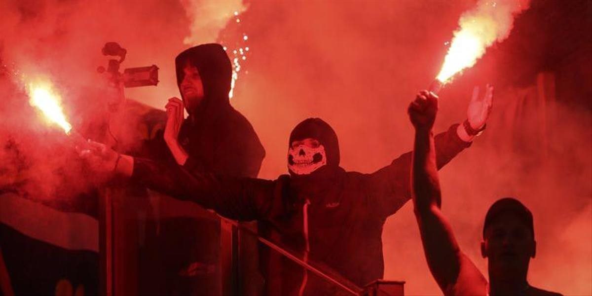 Fanúšikovia Porta odpálili pri sídle Juventusu pyrotechniku