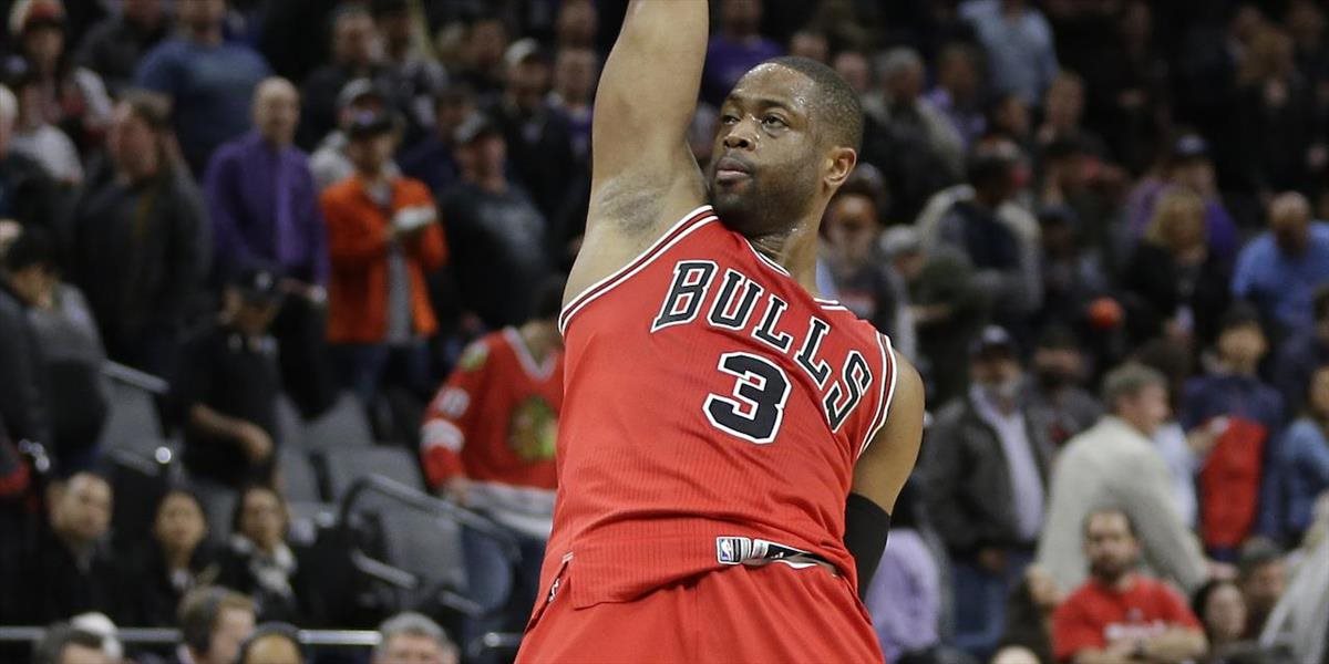 NBA: Zranený Wade nepomôže Chicagu do konca základnej časti