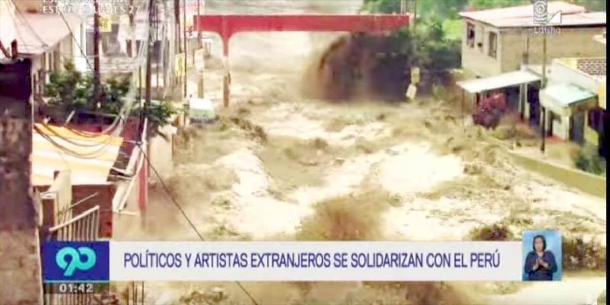 VIDEO Hrôza v Peru: Silné dažde a zosuvy pôdy pochovali 65 ľudí