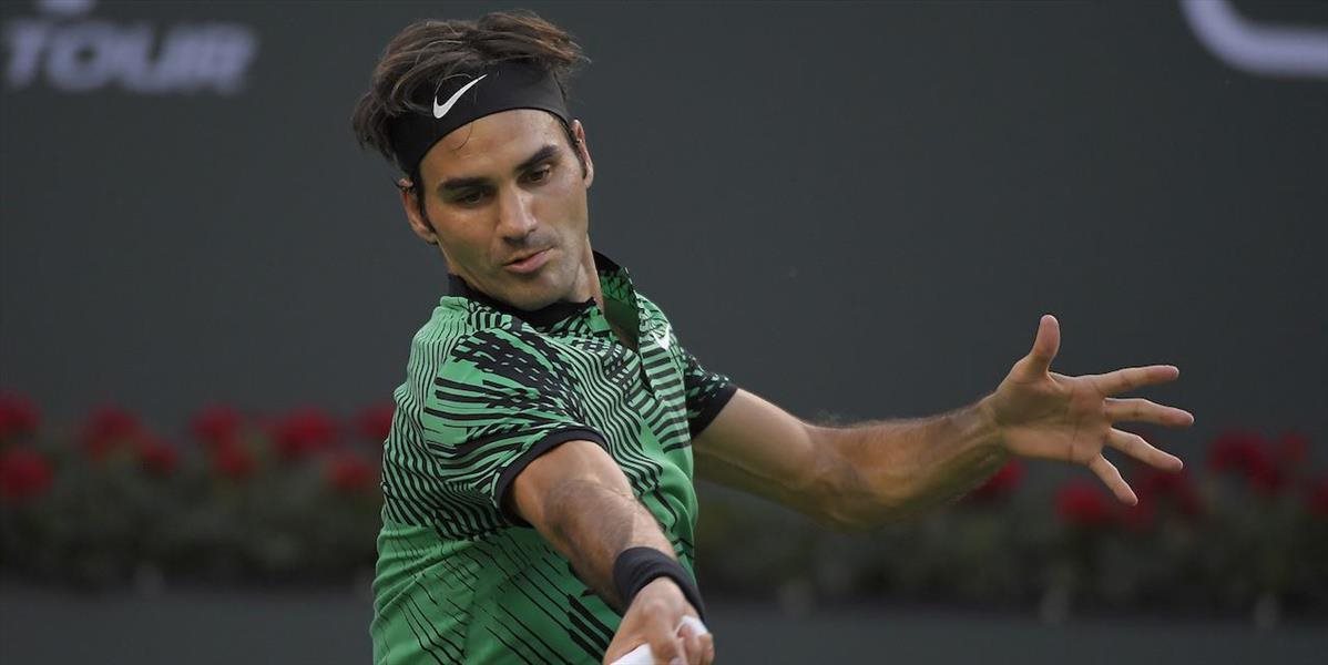 ATP Indian Wells: Federer postúpil bez boja do semifinále, čaká ho Sock