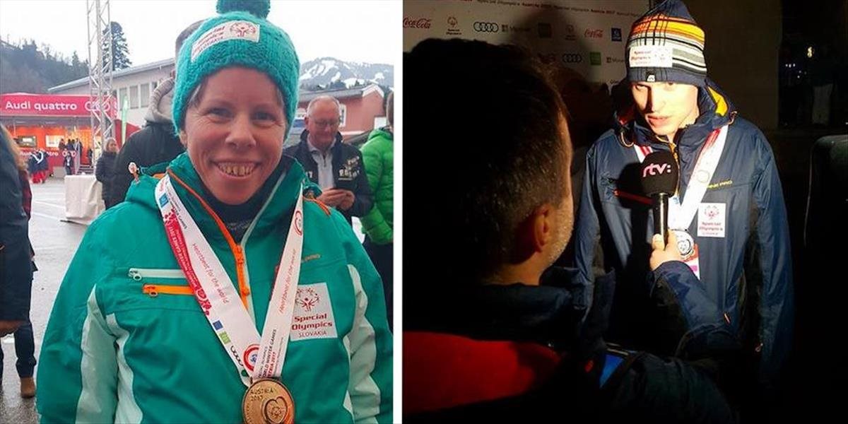 FOTO Slovensko na špeciálnej olympiáde s dvoma medailami v alpskom lyžovaní