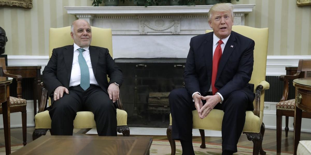 Trump sa dnes stretol s irackým premiérom, hlavnou témou bol boj proti terorizmu