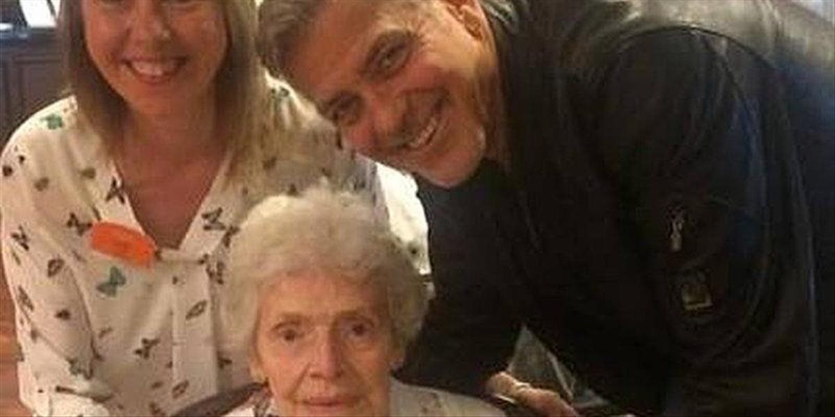 Herec Clooney splnil sen, prekvapil svoju oddanú 87-ročnú fanúšičku návštevou